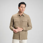 CUTOFF Hudson Double Pocket Workshirt Kemeja Kerja Oxford Polos Pria Panjang