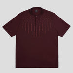 CUTOFF Rashad Kemeja Koko Cotton Rayon Kasual Bordir Basic Polos Pria Lengan Pendek