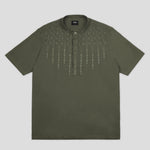 CUTOFF Rashad Kemeja Koko Cotton Rayon Kasual Bordir Basic Polos Pria Lengan Pendek