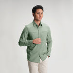 CUTOFF Parker Double Pocket Workshirt Kemeja Kerja Oxford Polos Pria Panjang