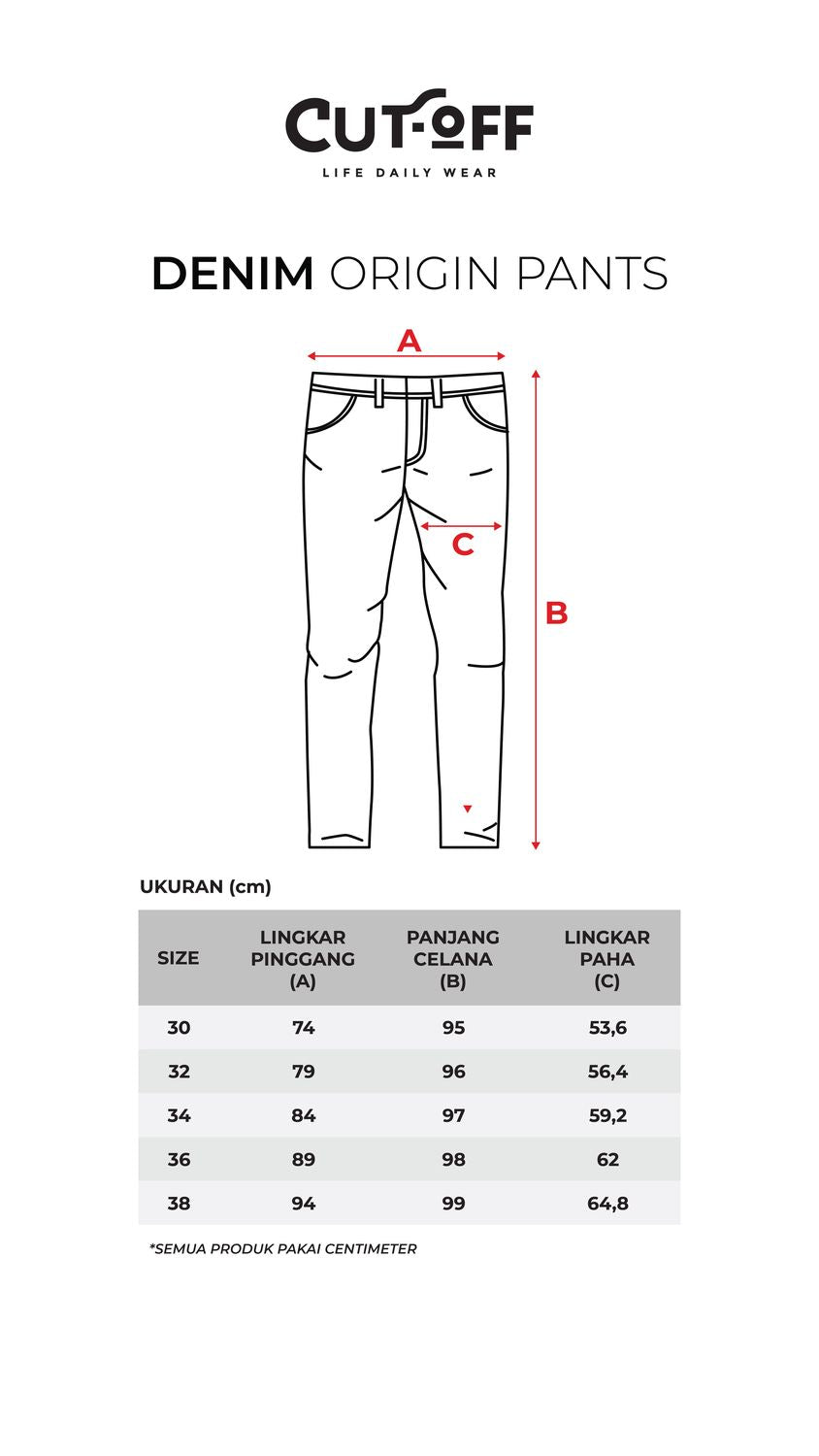 Denim Origin Long Pants Series