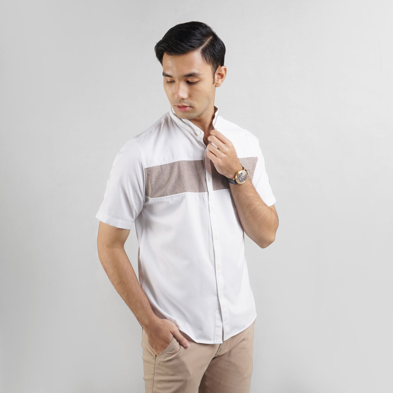 Vierri Essential White Shirts